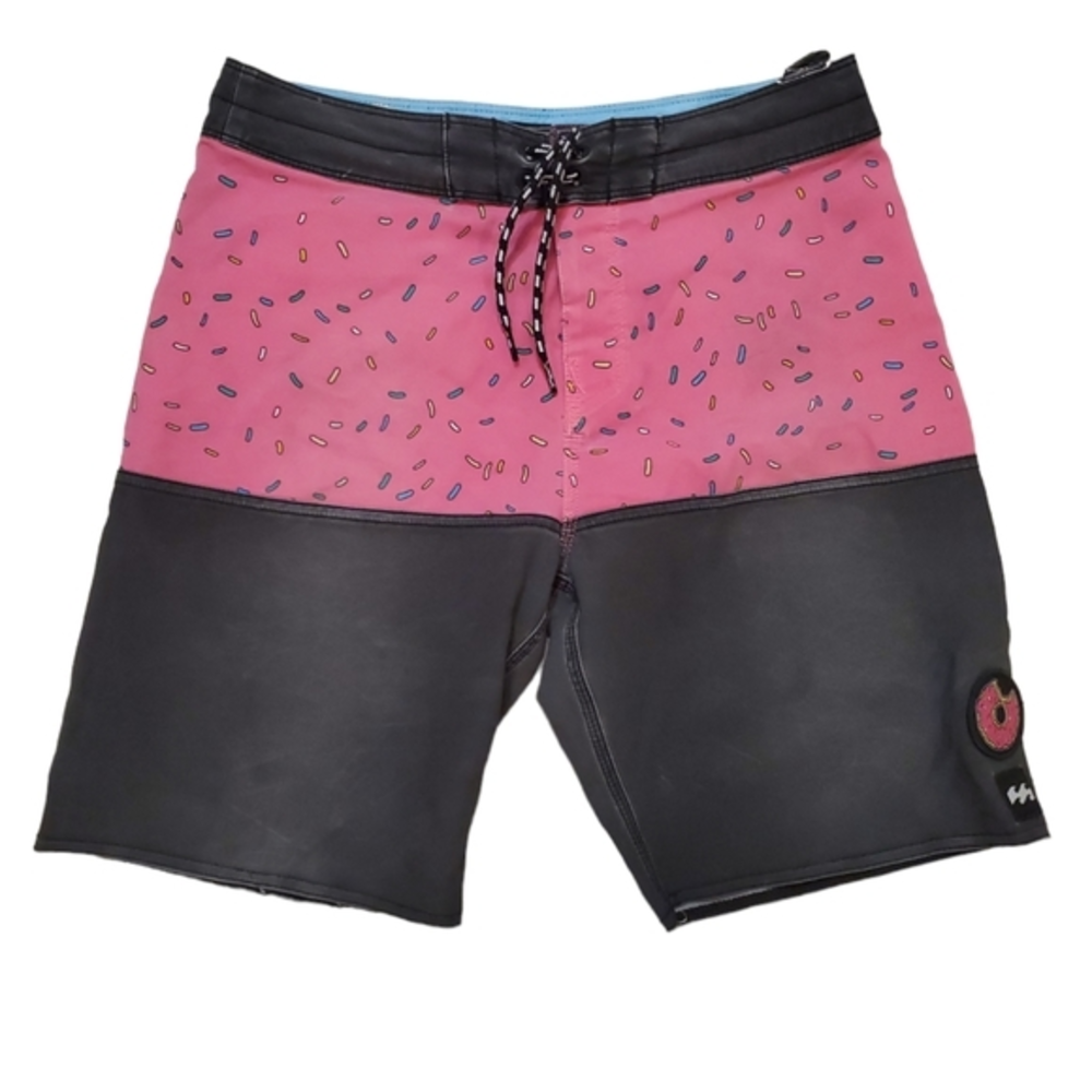 Billabong Men's Youth The Simpson Sprinkle Donut Board‎ Shorts Size 26